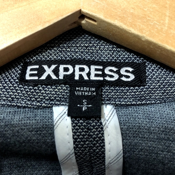 Express Cotton One- Button Blazer - Picture 4 of 4